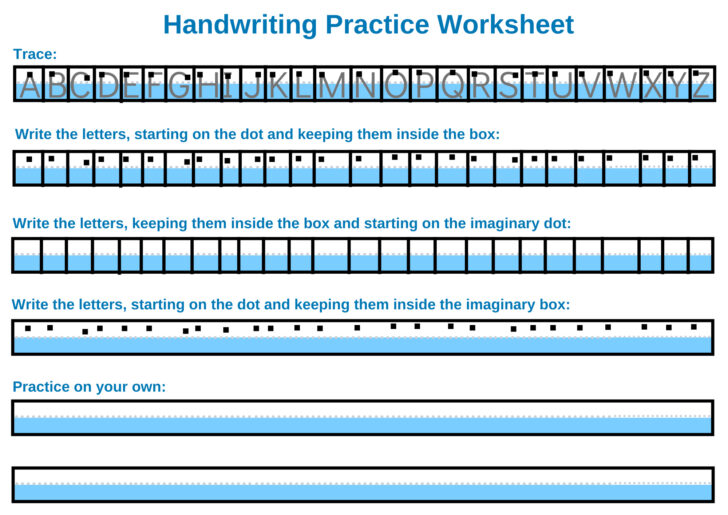Occupational Therapy Handwriting Worksheets