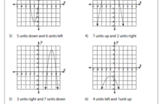 Transformations Of Quadratic Functions Worksheet Multiple Choice