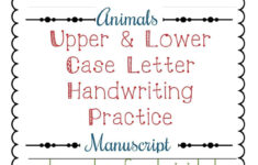 Upper And Lower Case Letter Handwriting Practice Blessed Learners