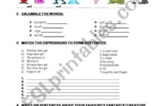 What Is Fantasy Worksheets 99Worksheets