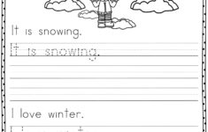 Winter Handwriting Practice This Product Has 20 Pages Of Handwriting