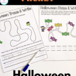 Work On Fine Motor Precision And Handwriting With A Fun Halloween