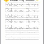 Worksheets For Writing Names Alphabet Practice Worksheets To Print