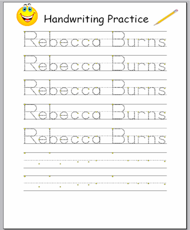 Worksheets For Writing Names Alphabet Practice Worksheets To Print 