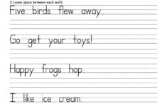 Write On Handwriting Writing Sentences Worksheets Writing Worksheets