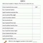 Writing Numbers In Words Worksheets Grade 4 Pdf Thekidsworksheet
