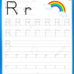 Writing Practice Letter R Printable Worksheet With Clip Art