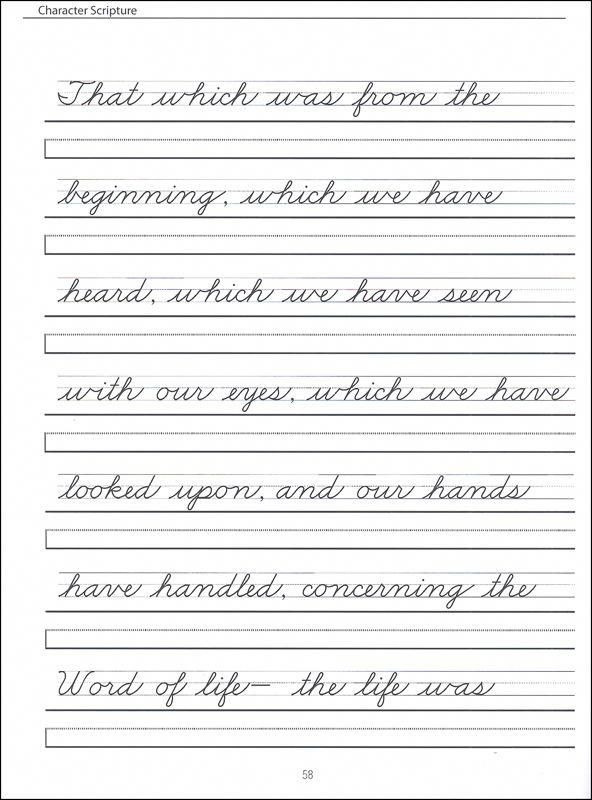 Zaner Bloser Cursive Handwriting Worksheets Worksheets Master